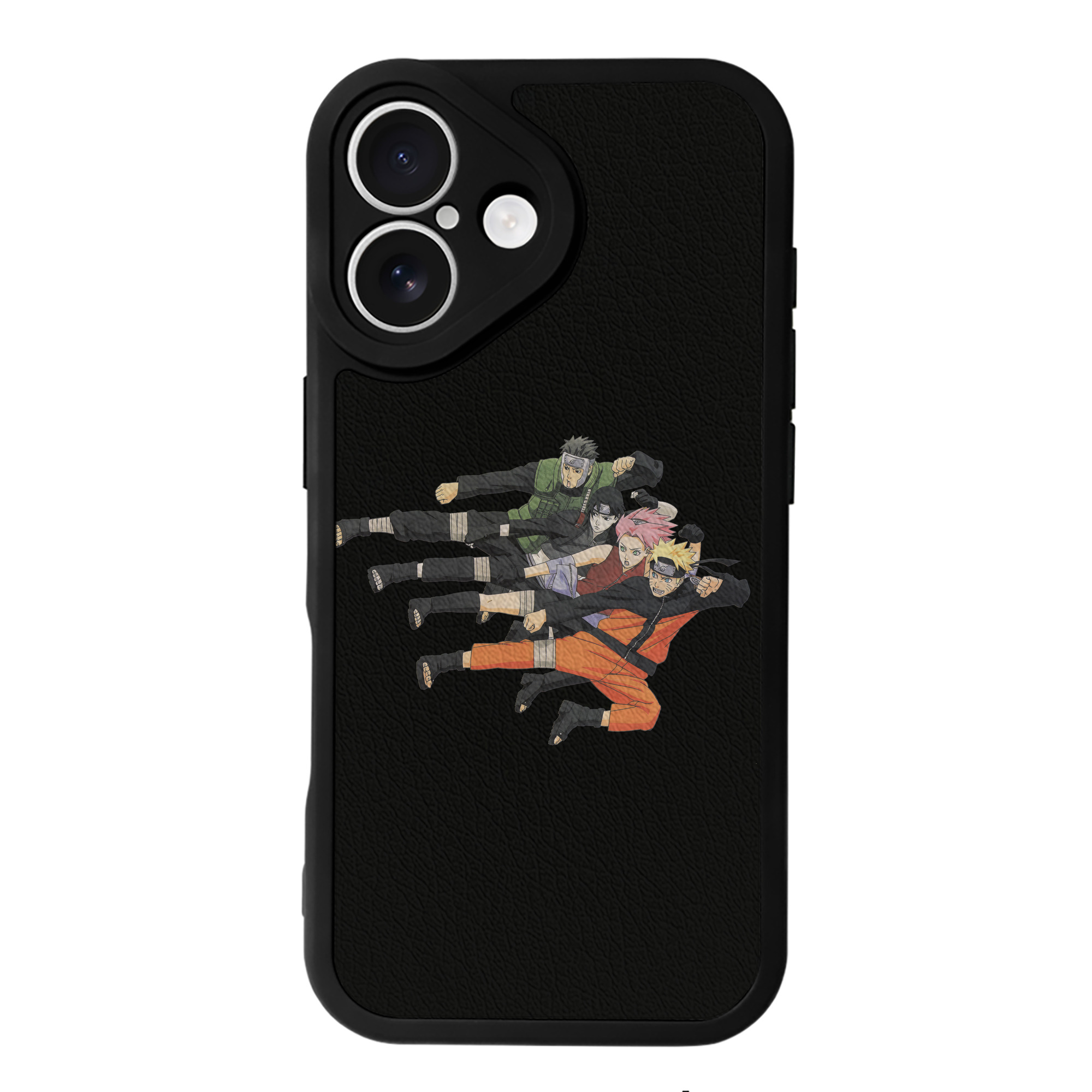 （画像用） NARUTO -ナルト- うずまき ナルト Uzumaki Naruto 【iPhone 16シリーズ対応】シリコンスマホケース（レザー調） 材質：シリコン
